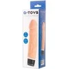 Toyfa A-TOYS, tikroviškas kelių greičių vibratorius, silikonas, vibracijos režimai, 15,9 CM