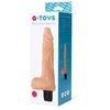 Toyfa A-TOYS, tikroviškas kelių greičių vibratorius,, TPE, vibracijos režimai, 14cm