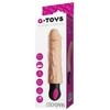 Toyfa A-TOYS Realistinis vibratorius su šildymu, TPE, 12 režimų, lankstomas, įkraunamas