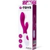 Toyfa A-TOYS, Vibratorius Fela su klitorio stimuliatoriumi, silikonas, rožinis, 20,5 cm, 10 greičių, 2xAAA