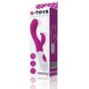 Toyfa Rožinis A-TOYS, Vibratorius Nessy su klitorio stimuliatoriumi, Silikoninis, Rožinė, 20 cm, 10 greičių, 2xAAA