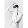 Toyfa Anonymo mask, PU leather, juodas, 24 cm