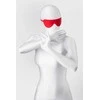Toyfa Anonymo kaukė, PU oda, raudona, 65 cm