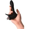 Toyfa EROTIST First prostate stimulator, silicone, juodas, 14.4 cm