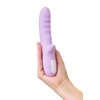 Toyfa JOS JRotator vibratorius MERRY-GOR, silikonas, violetinis, 20,7 cm