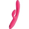Toyfa JOS Vibratorius su vakuuminių bangų stimuliacija Enila, silikonas, rožinė, 23 cm
