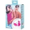 Toyfa JOS VITA pirštu vibruojantis kiaušinis ir vibruojantis priedas, silikonas, rožinis, 8,5 ir 8 cm