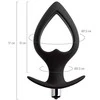 TOYFA POPO Pleasure Anal Plug Cordis L Vibro Juodas