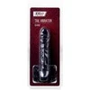 Toyfa xBlack & Raudona, Vibrator, 6 vibration modes, silicone, juodas, 16 cm, O 3.5 cm