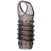 ToyFa XLover, Penis sleeve, for enlargement, TPE, transparent juodas, 10,5 cm