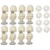 Etovis Mažųjų ratukų komplektas dušo kabinos durims, 19mm (150032)