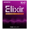 Elixir Eliksyras 16152 Nanoweb Phosphor Bronze 12-stygei gitarai