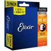Elixir Eliksyras 16540 Nanoweb Super Light 9-42 (3 komplektai)