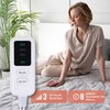 ECOSAPIENS, Šildanti antklodė EcoSapiens Linen šildomas antklodė, elektrinė paklodė, 3 šildymo režimai, valdiklis