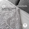 ECOSAPIENS, Šildanti antklodė EcoSapiens Linen šildomas antklodė, elektrinė paklodė, 3 šildymo režimai, valdiklis