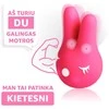 RestArt Bunny vibratorius, 6 režimai, G taško klitoris Klito spenelių stimuliavimas