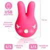 RestArt Bunny vibratorius, 6 režimai, G taško klitoris Klito spenelių stimuliavimas