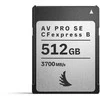 Angelbird Technologies Atminties kortelė - Angelbird AV PRO CFexpress SE 4.0 512GB 3700MB/s skaitymas 1100MB/s rašymas
