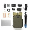 Kameros kuprinė - Tenba Fulton v2 14L, talpina DSLR/veidrodinę, 3-4 objektyvus, smėlinė/alyvuogių