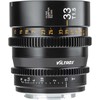 Fotoaparato objektyvas - Viltrox 33 mm T1.5 kino objektyvas Sony E jungčiai