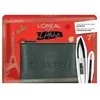 Atelier Kit Set L'Oreal Paris: Bambi Eye Lash Defining Blakstienų tušas Extra Juodas 8.9 ml + Paradise Kajal Eye Pieštukas 1.2 g + Textile Makeup Bag Juodas