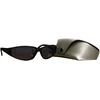 Benetton, United Colors of Benetton, Sunglasses, Juodas Wraparound, Unisex