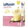 Bimanan Beslim Vanilinis pieno kokteilis 6 paketėliai