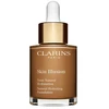 „Clarins“ „Skin Illusion“ spalvą koreguojantis skystas makiažo pagrindas, 118,5, natūralus šokoladas, SPF 15, 30 ml *Mėginamoji pakuotė