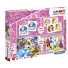 Clementoni supercolor dėlionė + domino "Disney Princess" 2x30 pcs
