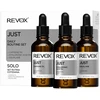 Dienos rutinos rinkinys „Revox B77“: „Just Squalane“ drėkinamasis aliejus veidui, 30 ml + „Just Caffeine 5% Anti-Tomato Dark Crayols“ dieninis paakių serumas, 30 ml + „Just Hyaluronic Acid 5% Hydrating Fluid“ veidui, 30 ml