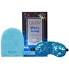 Glov Sleeping Beauty Set Glov: Sleeping Beauty Sleep Mask Mėlyna + Sleeping Beauty Textile makiažo valiklis Glove Bouncy Mėlyna