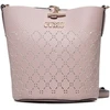 Guess, Amara Bucket, dirbtinės odos, tekstilinis krepšys, pudros spalvos, HWXG8493010, moterims, 18/23 x 20 x 14 / 14/18 x 18 x 7 cm