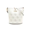 Guess, Amara, Polyester, Textile Handbag, 4g Logo Bucket, Baltas, HWSG8493010, 21 x 21 x 11 cm