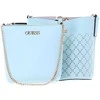 Guess, Amara, Synthetic Leather, Textile Bag, Surf, XG849301, For Women, 18/21 x 20 x 14 / 14/18 x 17.5 x 6.5 cm