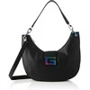 Guess, Brightside, Polyurethane, Textile Bag, Large Hobo, Juodas, For Women