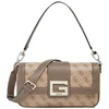 Guess, Brightside, poliuretano tekstilinis krepšys, 4G logotipas, latte, moterims