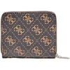Guess, Camy, Textile Wallet, SLG Small Zip, Brown, For Women