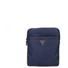 Guess, Certosa, Tekstilinė rankinė per petį, Mėlyna, HMECRNP2258BLU, 22,5 x 23 x 6 cm, Vyrams
