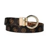 Guess, Cessily, Textile Belt, Juodas, For Women