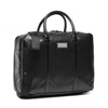 Guess, Guess, Leather, Leather Briefcase, Nešiojamas kompiuteris Compartiment, Juodas, 40 x 30 x 9 cm, For Men