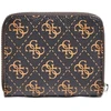 Guess, Kamryn, Textile Wallet, SLG Small Zip, Brown, For Women