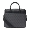 Guess, Vezzola, Polyurethane, Textile Briefcase, Computer, Juodas, 35 x 29 x 9 cm, For Men