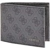 Guess, Vezzola, Textile Wallet, Small Billfold, SMVEZZPOL22, Juodas, For Men