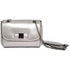 Guess, XBODY FLAP, Textile Crossbody Bag, Sidabrinis, Mini, For Women
