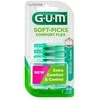 Gum Soft Picks Comfort Flex Reg Mint tarpdančių valymo priemonė 40vnt