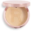 „Makeup Revolution Conceal & Fix“ veganiška birių, fiksuojančių pudrų rinkinys, vidutinio dydžio, geltona, 13 g