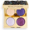 „Makeup Revolution Pro Ultimate“ akių šešėlių paletė „Hidden Jewels“, 4 atspalviai, 0,8 g