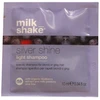 Milk Shake, Sidabrinis Shine Light, Sulfates-Free, Hair Šampūnas, For Neutralisation Of Geltona Tones, 10 ml