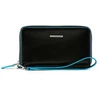 Piquadro, Mėlyna Square, Leather Wallet, Juodas, For Women
