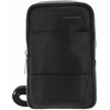 Piquadro, Obidos, Leather Crossbody Bag, Juodas, For Men